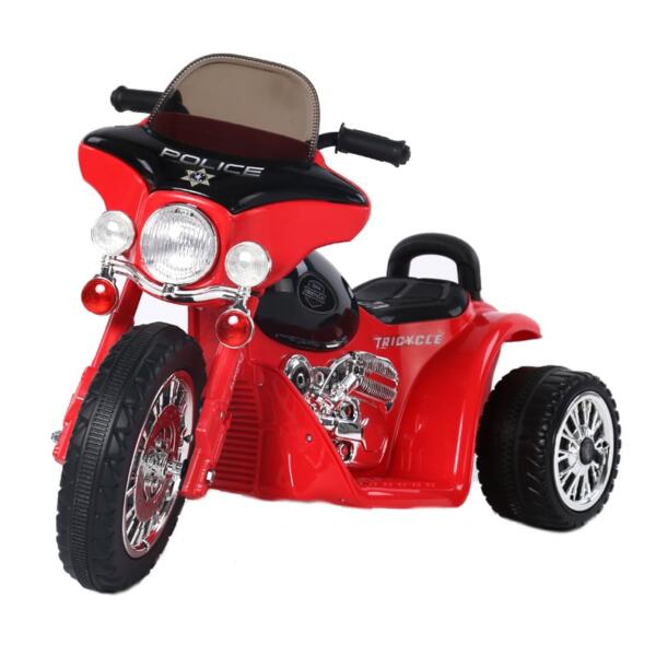 AM ALES Motocicleta electrica pentru copii POLICE JT568 35W STANDARD #Rosu