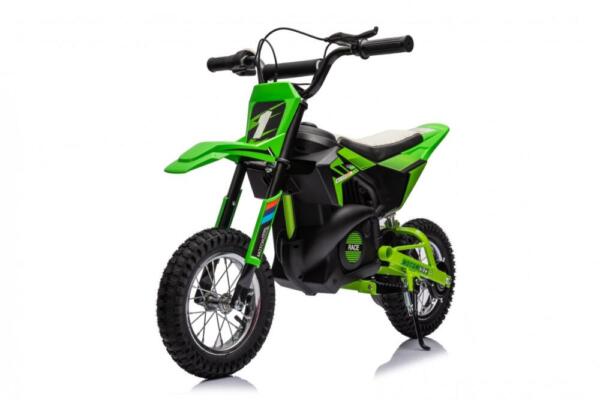 AM ALES Motocicleta electrica pentru copil 4-9 ani Kinderauto Enduro 250W 24V culoare Verde